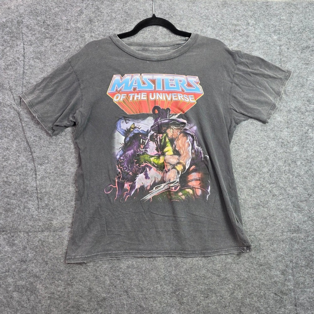 Forever 21 Masters of the Universe He-Man Skeletor Graphic T-Shirt Black Mens M